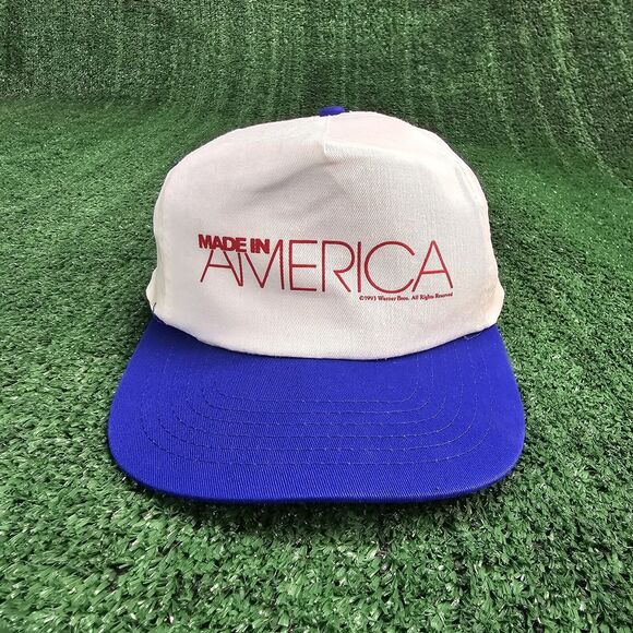 Vintage Made In America Movie Promo 90s Hat Snapback Ted Danson Whoopi Goldberg - Picture 2 of 11